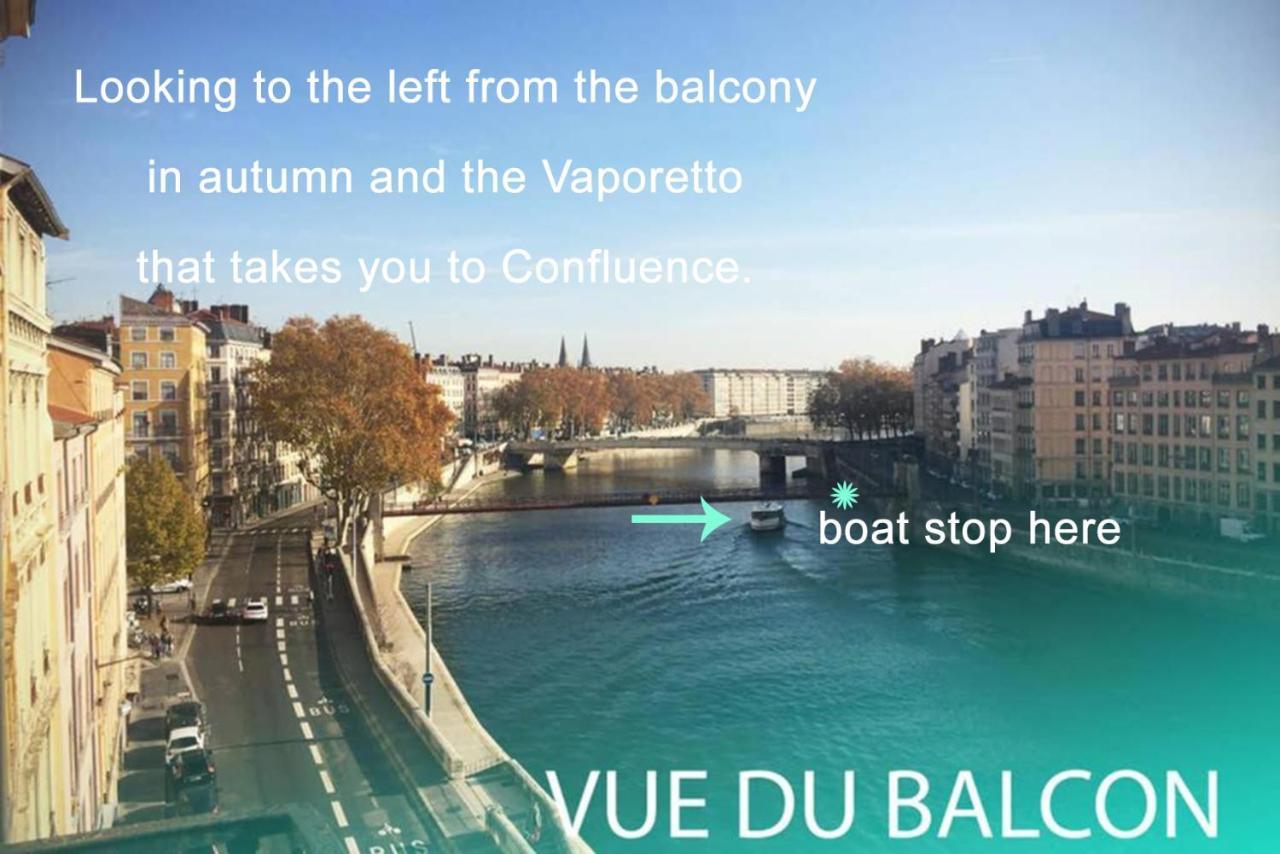 Appartement Haussmannien D'Artiste, Exception, Quai De Saone Balcon+Parking Λυών Εξωτερικό φωτογραφία