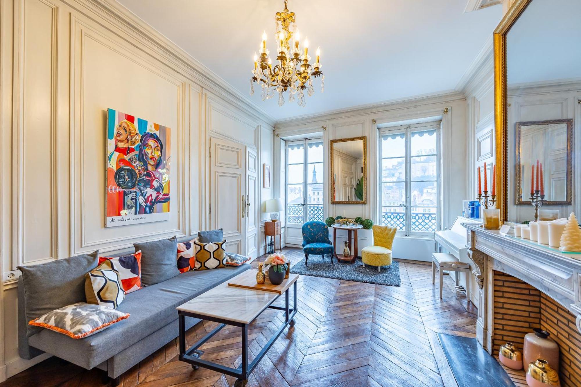 Appartement Haussmannien D'Artiste, Exception, Quai De Saone Balcon+Parking Λυών Εξωτερικό φωτογραφία